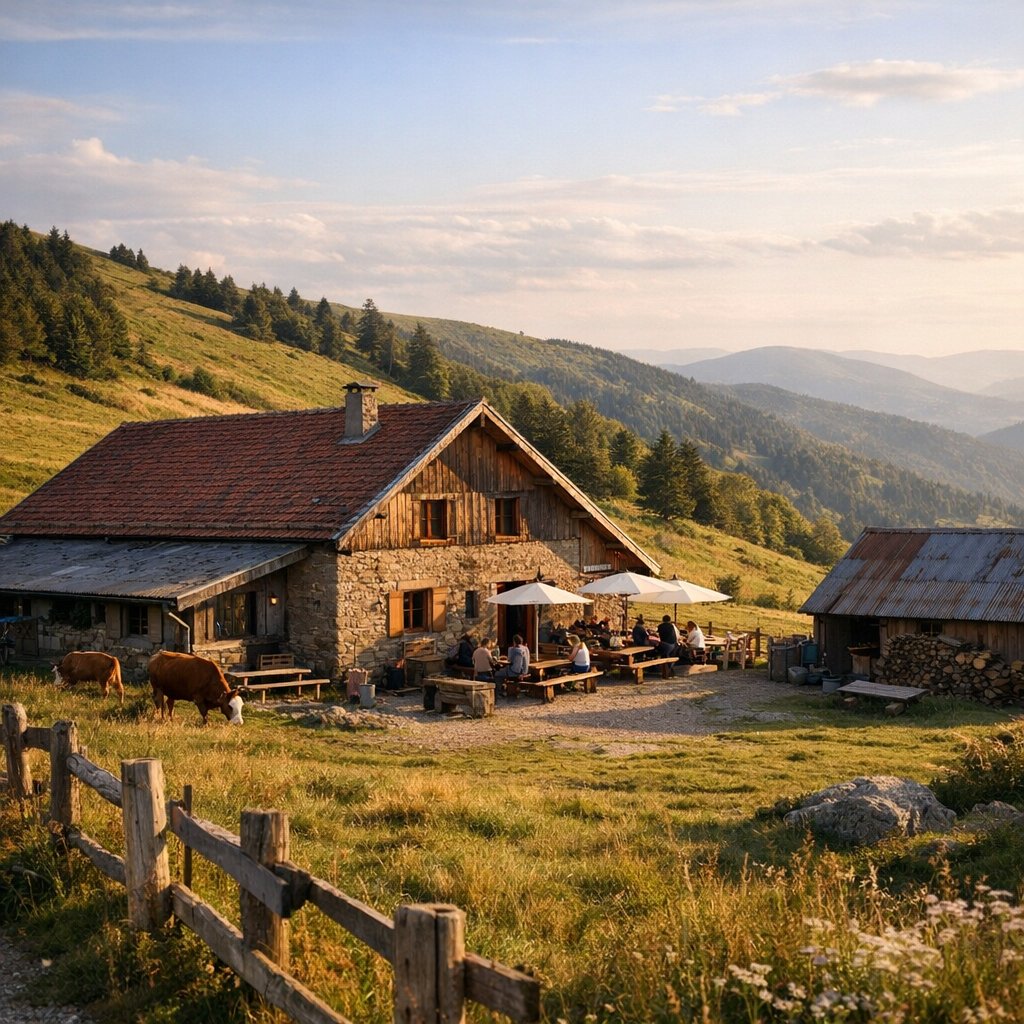 Une Auberge sur la Route des Crêtes se choisit avec soin