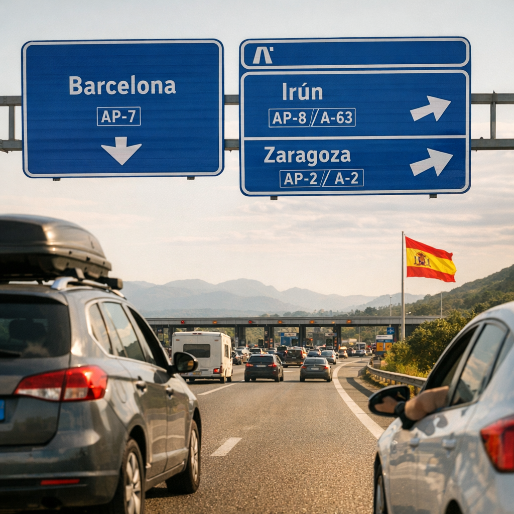 Quelle autoroute prendre pour aller en Espagne depuis la France ou la Belgique ?