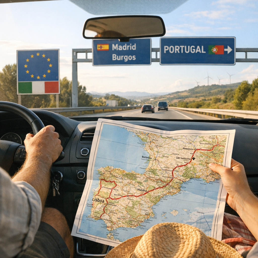 Prix autoroutes Portugal : exemples de trajets France-Espagne-Portugal
