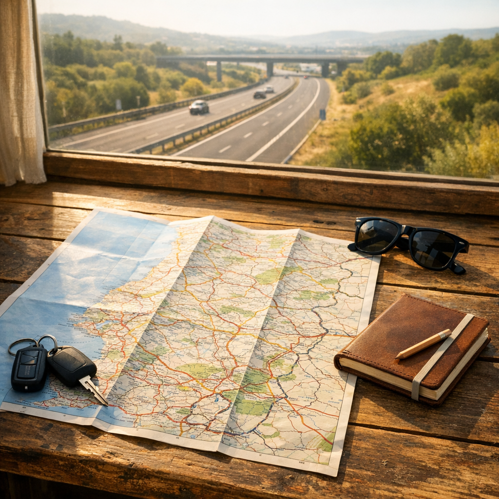 La carte des autoroutes payantes au Portugal guide votre trajet