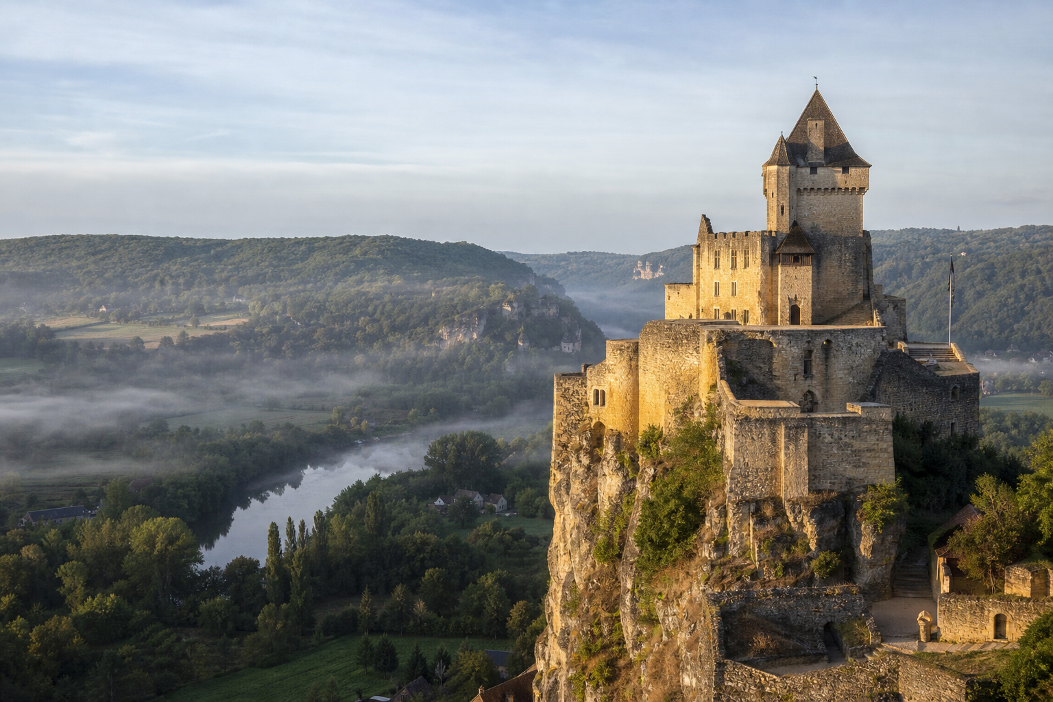 Le château de Castelnaud raconte la guerre au Moyen Âge