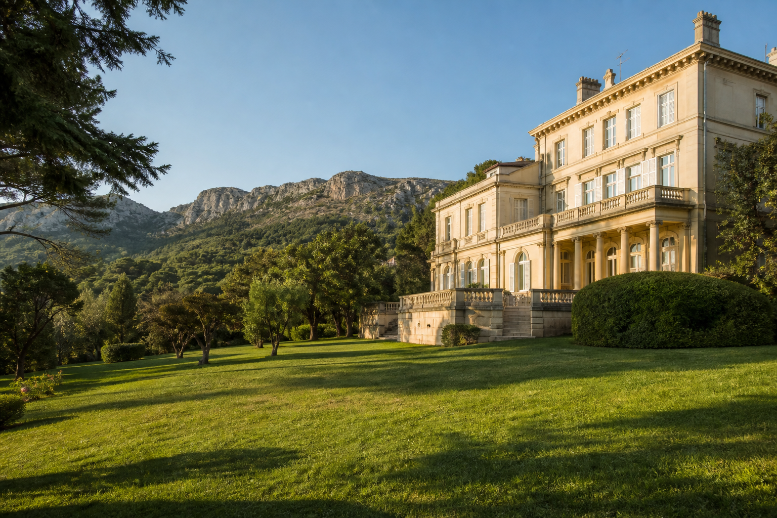 Le château de la Buzine réunit patrimoine, cinéma et collines