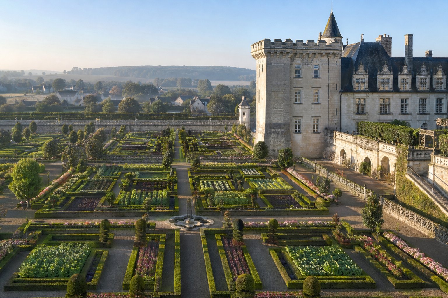Le château de Villandry révèle ses jardins et son histoire