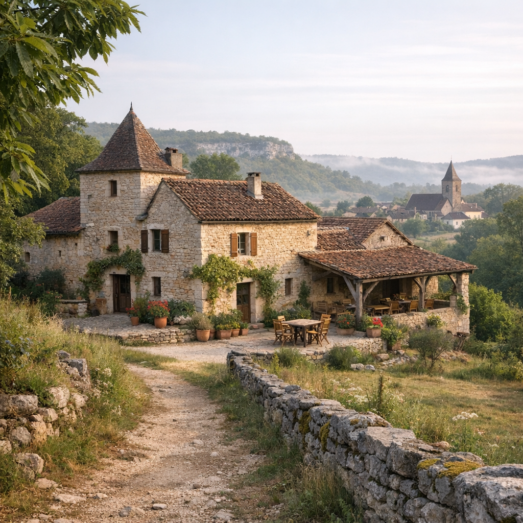 Un Gîte à Gréalou : calme, GR65 et séjours en groupe
