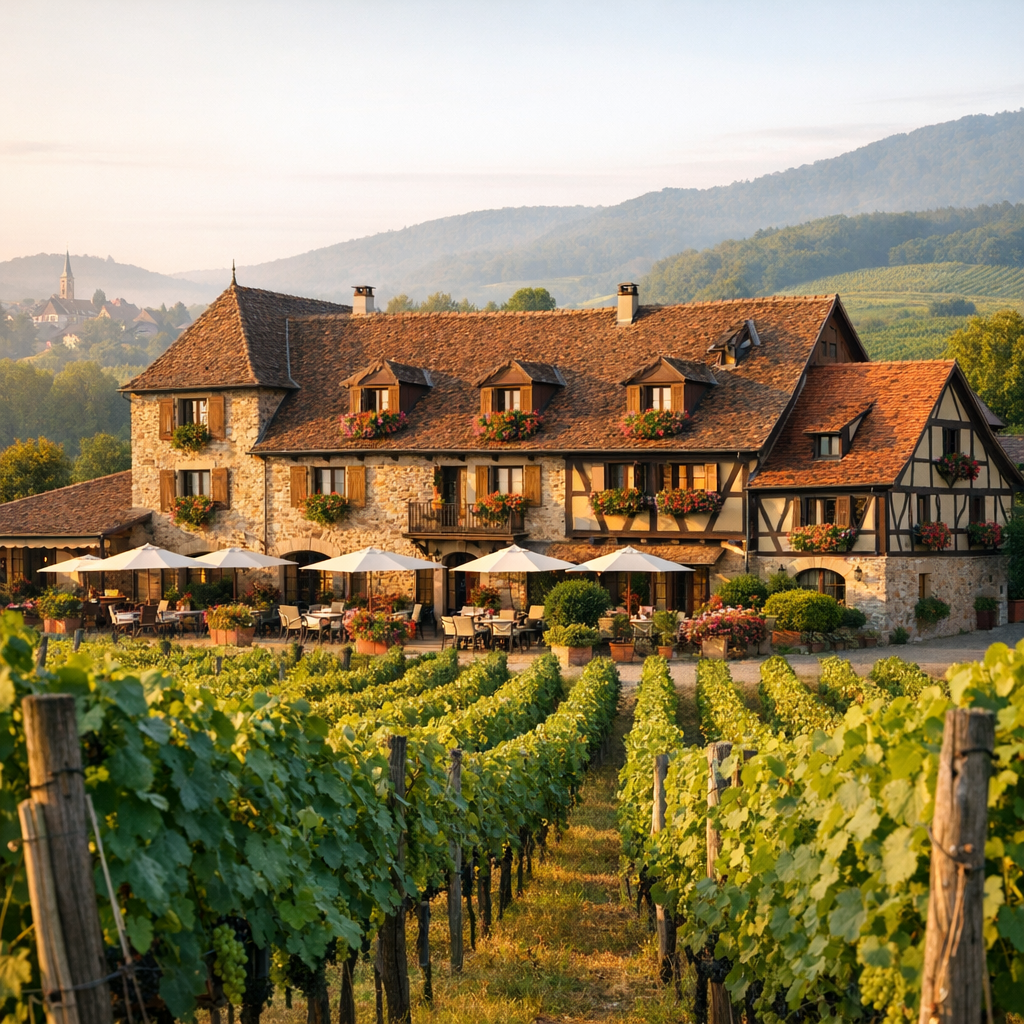 Un Hôtel de la Route des Vins se choisit avec 7 critères