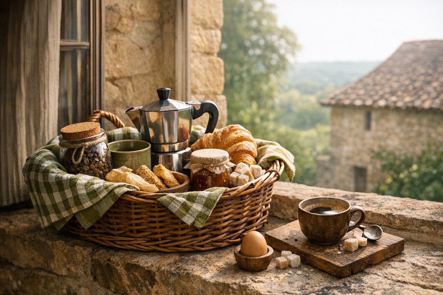 Préparer une pause café de village