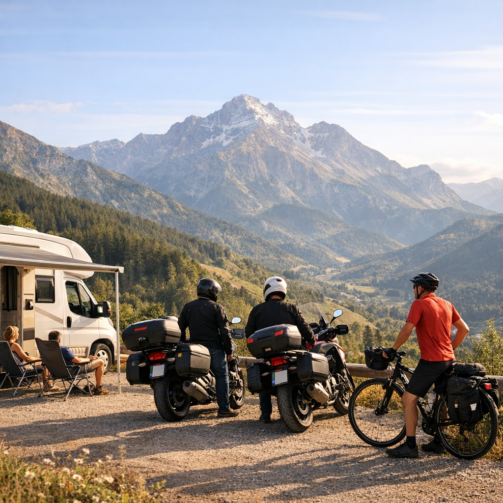 Faire la Route Napoléon en camping-car, à moto ou à vélo