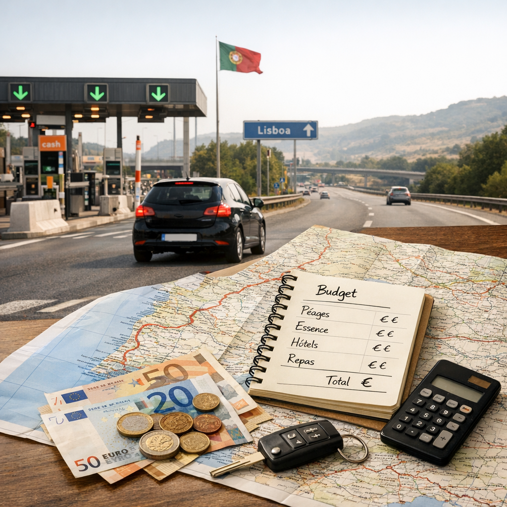 Autoroute Portugal prix&nbsp;: exemples d’itinéraires France-Portugal et tableau de budget