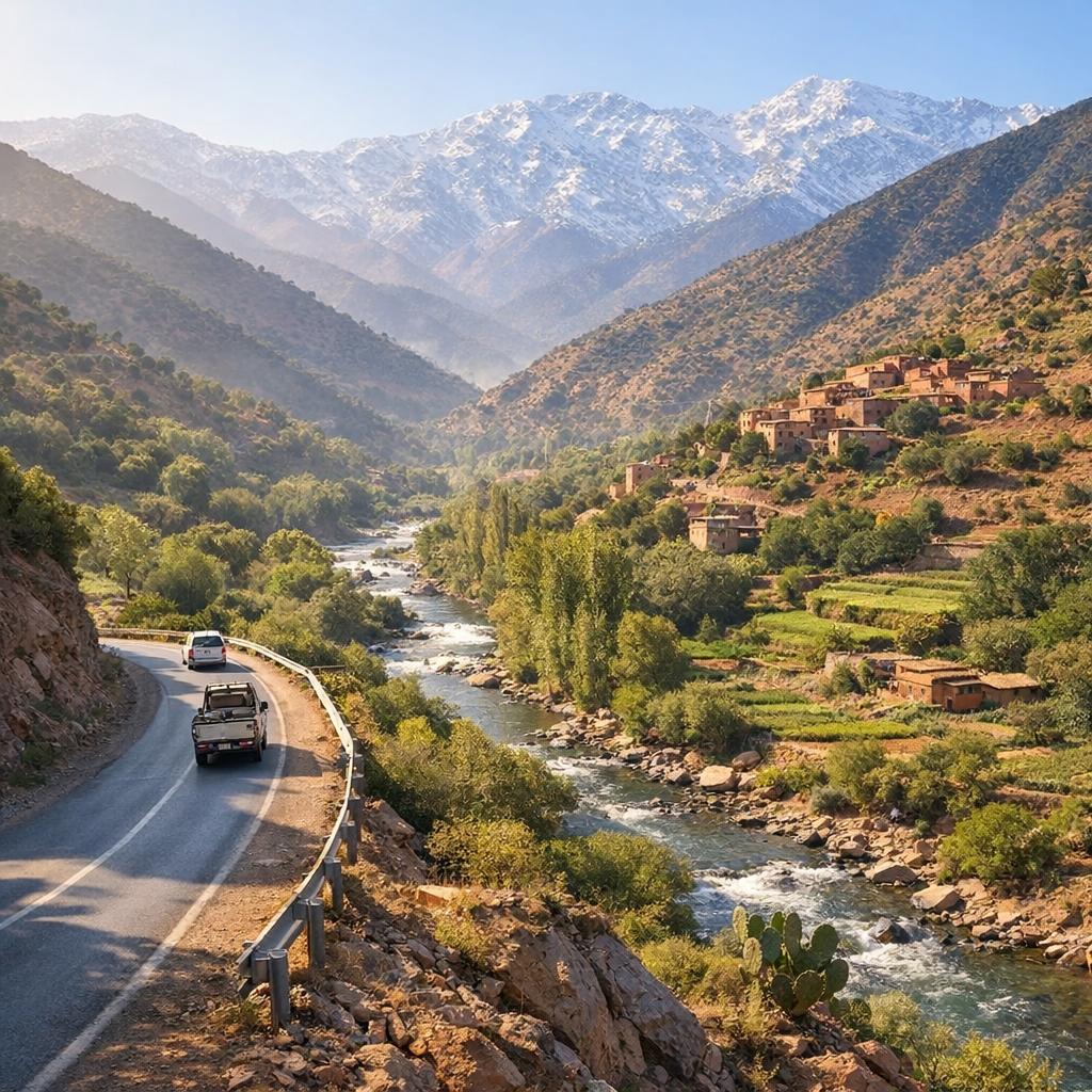 La Route de l’Ourika depuis Marrakech se prépare en 7 repères