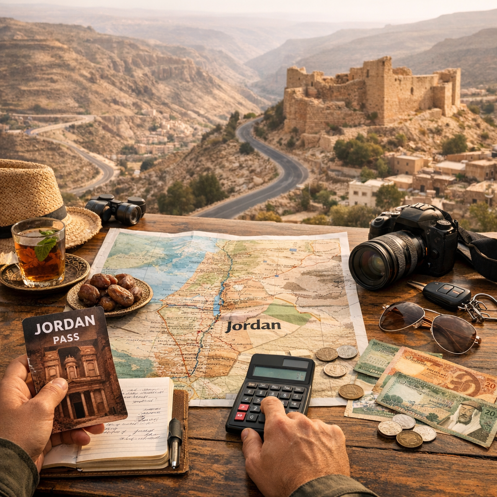 Budget 2026&nbsp;: prix officiels, Jordan Pass et arbitrages de road trip