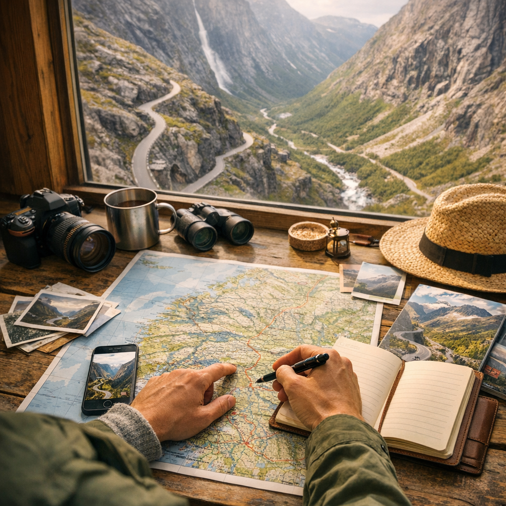 Organiser votre road trip en Norvège autour de la Route des Trolls