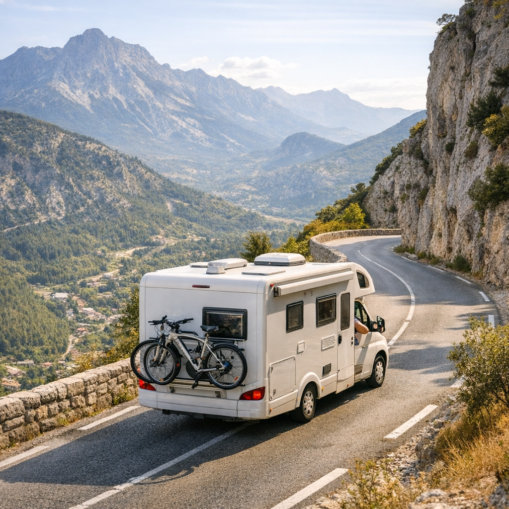 Conduire la Route Napoléon en camping-car&nbsp;: sécurité, gabarit et saison
