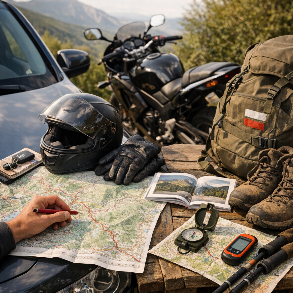 Préparer sa carte selon le mode de voyage : voiture, moto ou GR®406