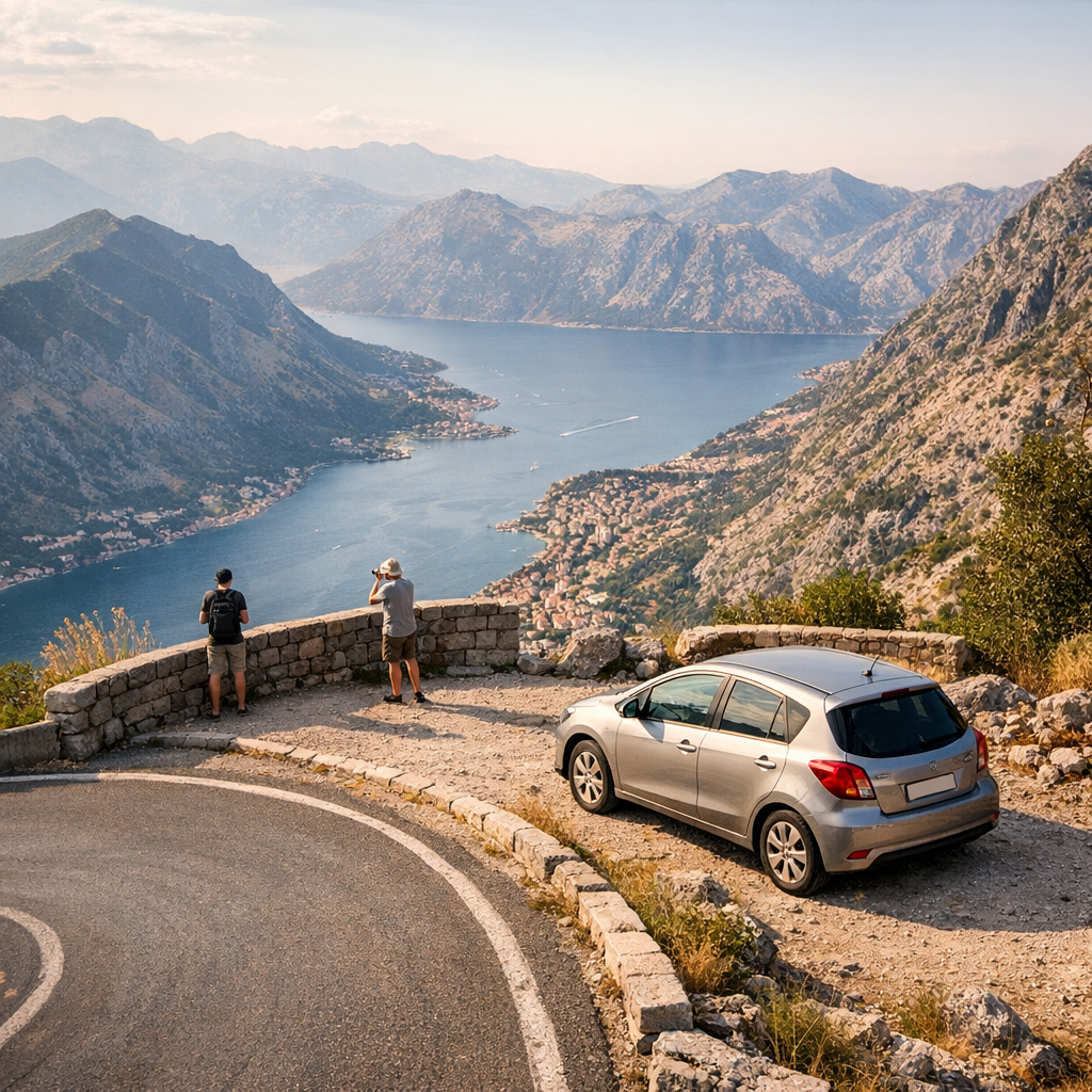 Points de vue sur les Bouches de Kotor : où s’arrêter sans bloquer la route