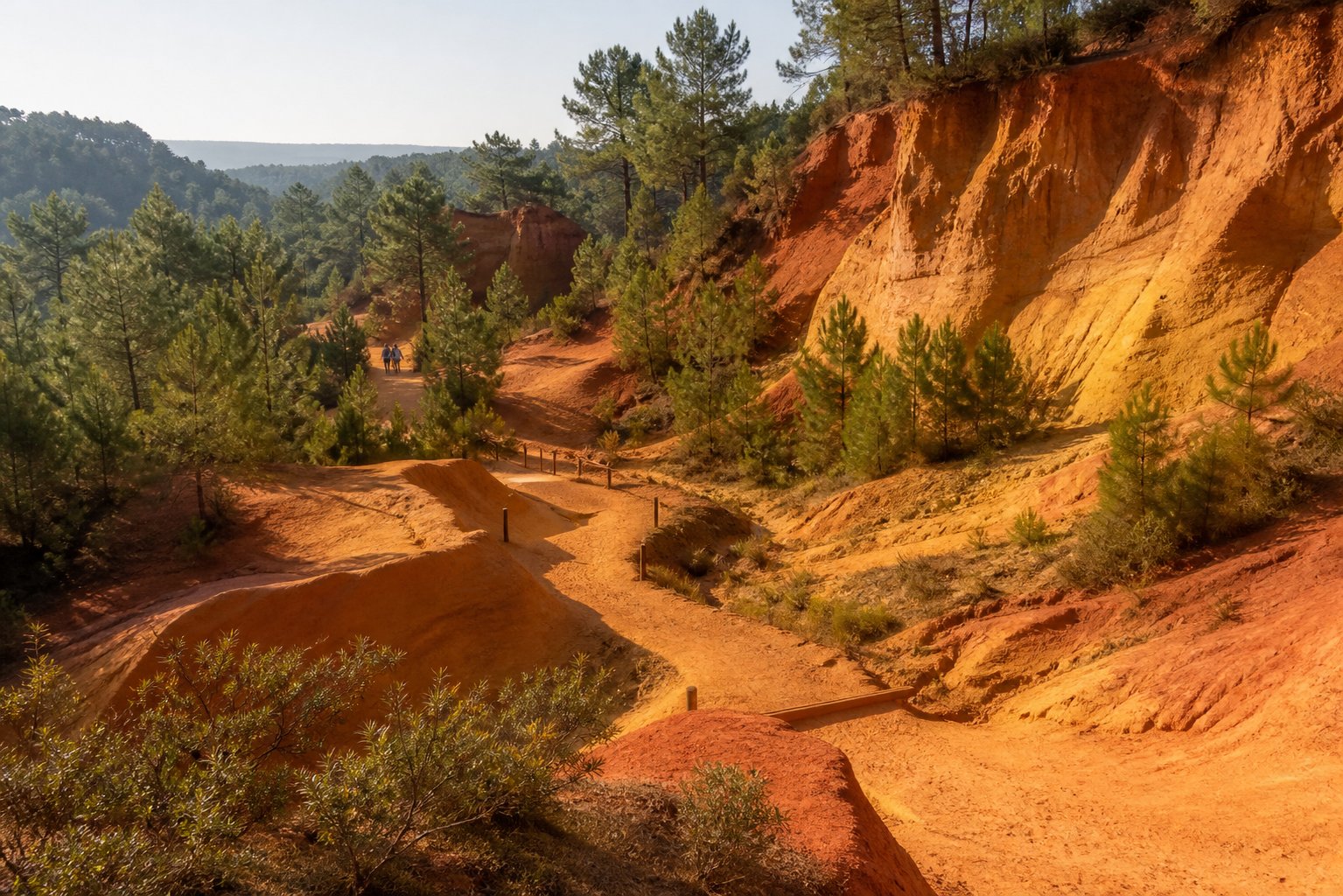 Le sentier des ocres révèle les couleurs du Luberon
